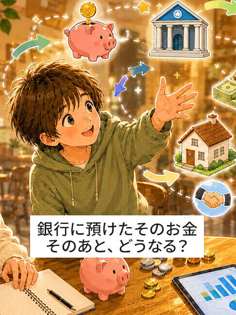 銀行って、ただの金庫じゃないの？ 金利、ローン、お金が回るしくみを親子で考える