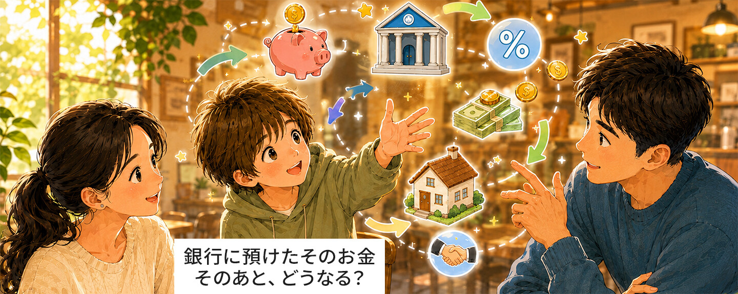 銀行って、ただの金庫じゃないの？ 金利、ローン、お金が回るしくみを親子で考える
