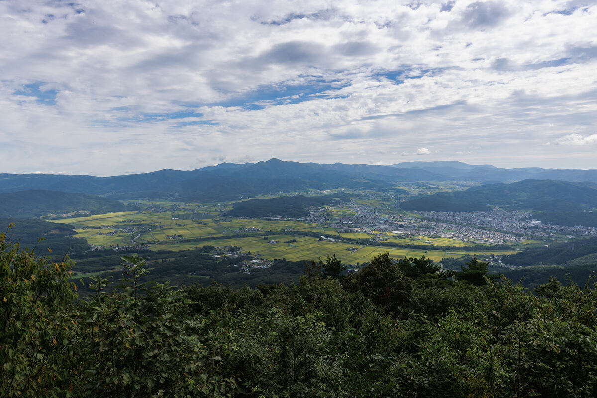 高清水展望台からの眺め